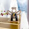 3.5" (H) Burning Candle Ornament - Handcrafted in Texas - Mother's Angels® Christmas Angel Wings Figurine
